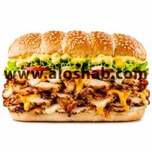 ساندویچ فیله مرغ گریل