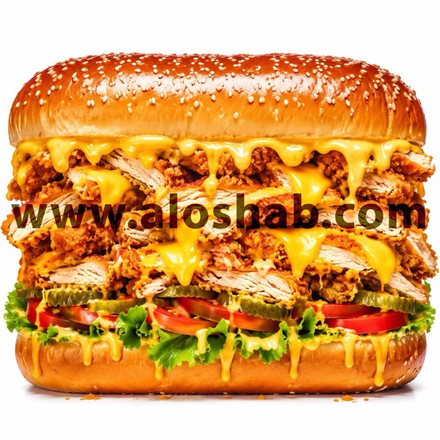 ساندویچ فیله مرغ سوخاری