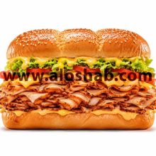 ساندویچ بیکن بوقلمون