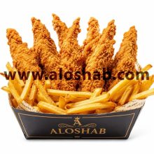 فیله سوخاری ۶ تکه و سیب زمینی