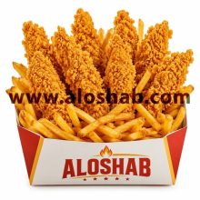 فیله مرغ سوخاری ۸ تکه و سیب زمینی