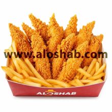 فیله مرغ سوخاری ۱۰ تکه و سیب زمینی