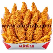 فیله مرغ سوخاری ۱۵ تکه و سیب زمینی
