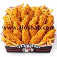 فیله مرغ سوخاری ۱۳ تکه و سیب زمینی