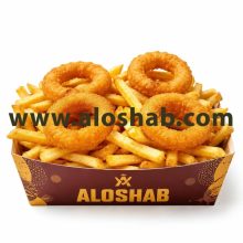پیاز سوخاری ۴ تکه و سیب زمینی