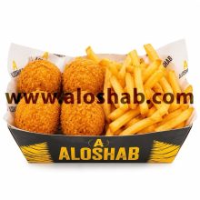 توپک پنیری ۴ تکه و سیب زمینی